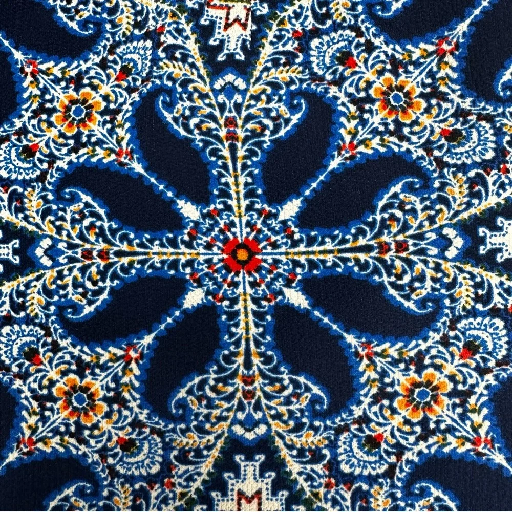 Show Me Your MuMu Miami Blue Print Cabana Shorts Size Small High Rise Coastal - Picture 6 of 8